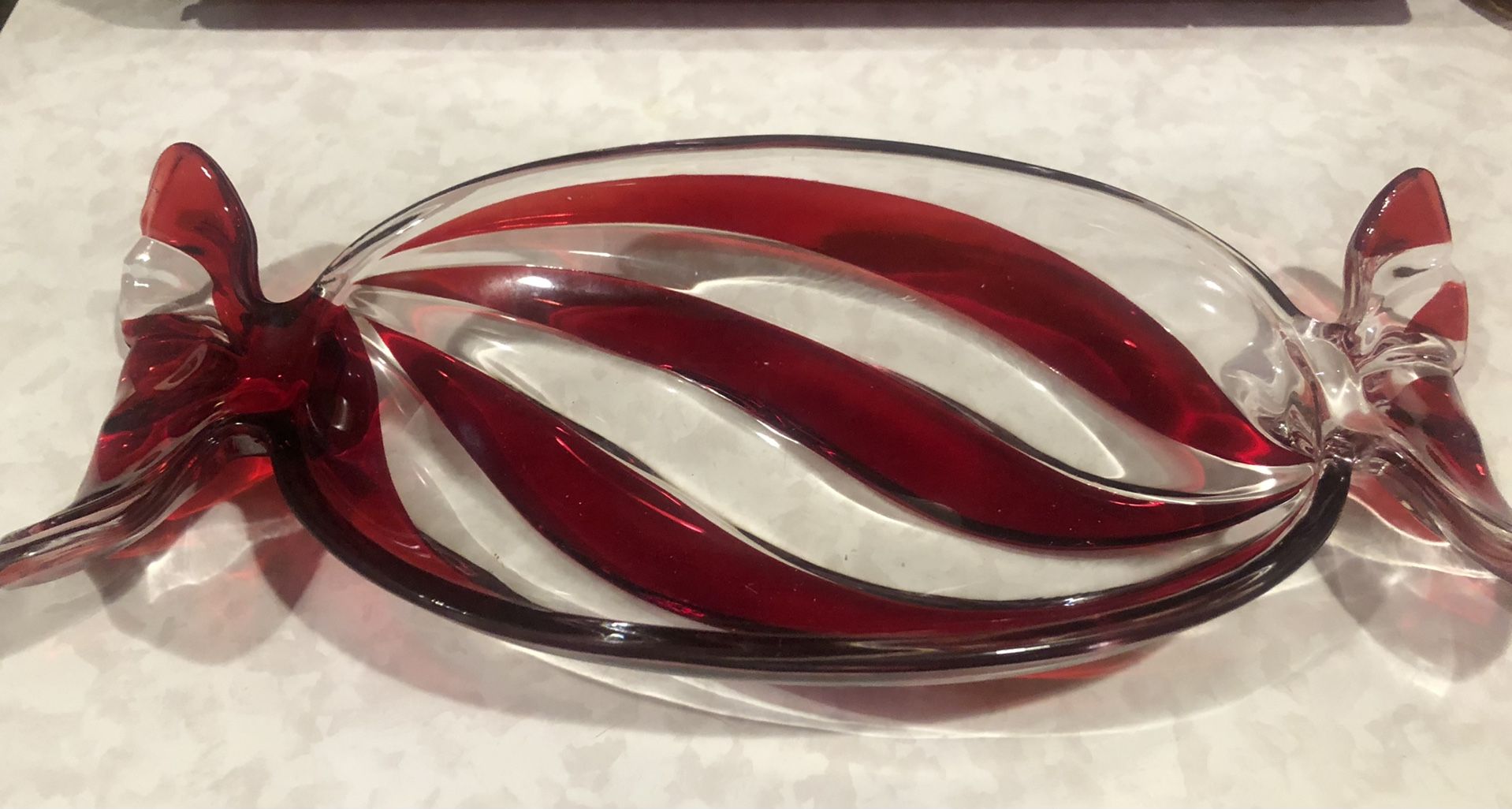 Godinger Peppermint Candy Dish 