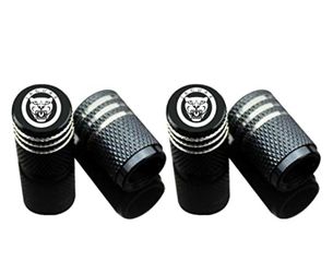 Jaguar Metal Tire Valve Stem Cap Covers ST Emblem Air Valve Cap Set Dust Proof Leak-Proof Air Cover (ST)