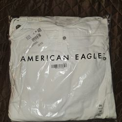 Size 20w AMERICAN EAGLE White Jeans