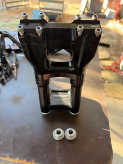 Kraus kickback risers with speed king handlebars
