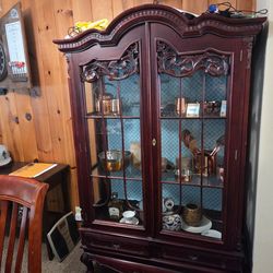 China cabinet (cabinet and shelves only)