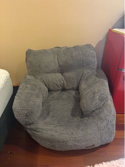 Grey Beanbag Chair