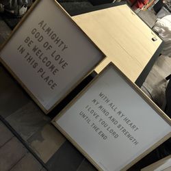 2  Faith Inspired Wall Art Bible Scriptures