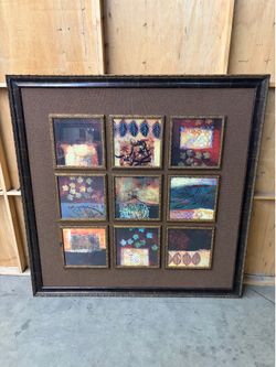 Frame with paintings