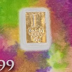 One GRAIN .999 Fine Silver