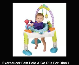 Evenflo Exersaucer Activity Center D is For Dino for Sale in La
