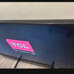 58inch TCL Flat-screen  Roku Smart TV With Stand 