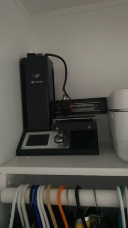 Monoprice MP Mini 3D Printer And HP printer
