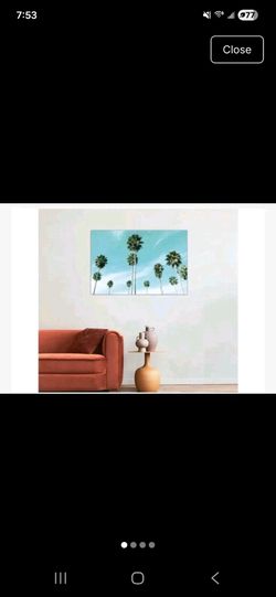 East Coast Palms Canvas Wall Art design 31