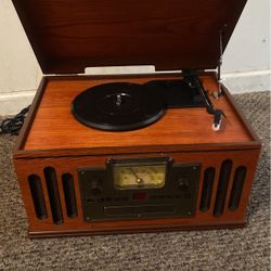 Record Player/Radio/CDs/Tapes