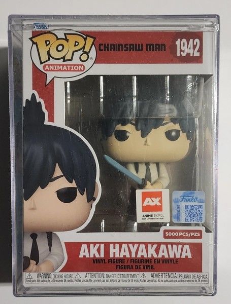 Funko Pop Chainsaw Man Aki Hayakawa Anime Expo 2025 LE 5000 Convention Sticker -