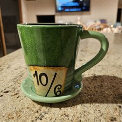 Disney Parks Alice In Wonderland Tea 10/6 "Mad as A Hatter" Coffee Mug