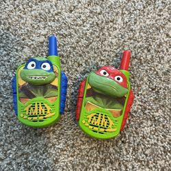 Teenage Mutant Ninja Turtles & Paw Patrol Walkie-Talkies. $10 Each