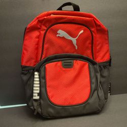 PUMA Contender 3.0 Laptop Backpack Book Bag - Red Black - Brand New