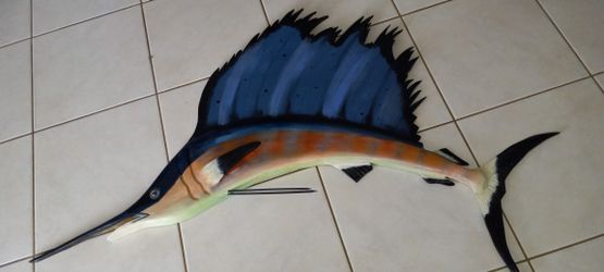 Sword Fish Carved