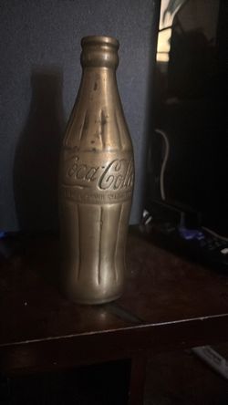 Vintage Coca-Cola Metal Bottle Replica