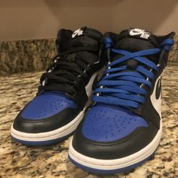 Air Jordan 1 Low 'Royal Toe' Mens Sneakers - Size 9.0