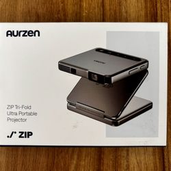 New Mini Projector From Aurzen - Compact, Portable, Incorporated Battery, Presentations, Movies, Design Transfer, Travel, Camping