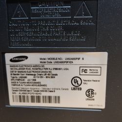 52" Samsung TV FOR SALE