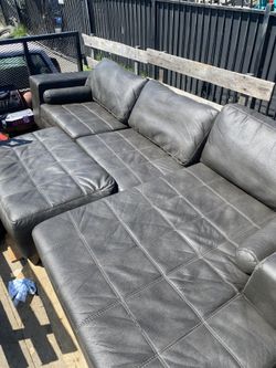 Black / Charcoal Couch 