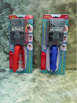 New ! Tenikle Pro Flexible Tripod Bendable Suction Cup Camera & Phone Mount Red And Blue