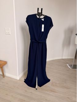 NEW Calvin Klein Women's Size 16 Wide-Leg Jumpsuit Blue West Las Vegas See My Listings
