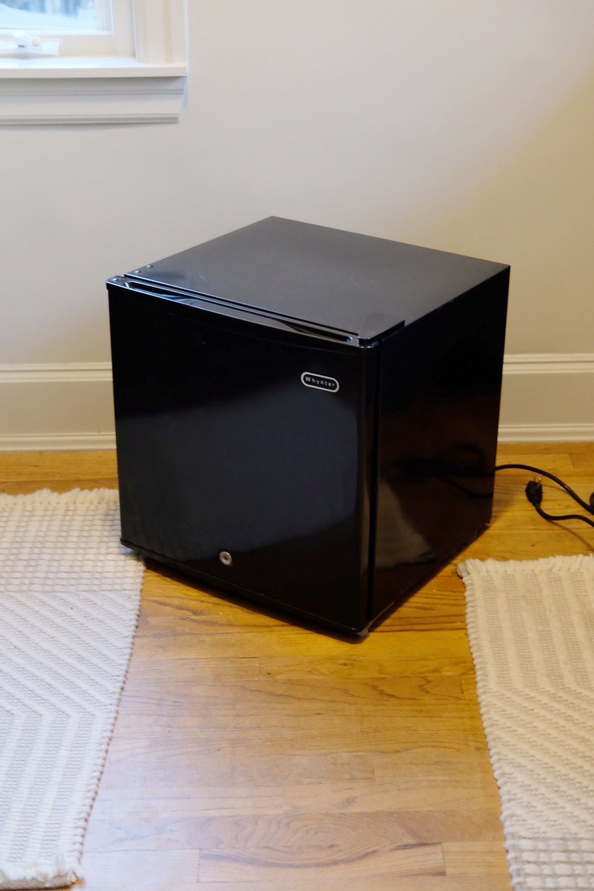 Whynter Upright Mini Freezer, Black, 1.1 Cubic Feet (Model: CUF-110B)