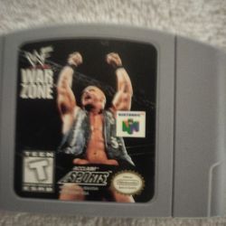 WWF War Zone Nintendo 64 Cartridge