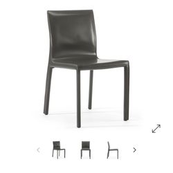 Black Leather Chairs Kasala 