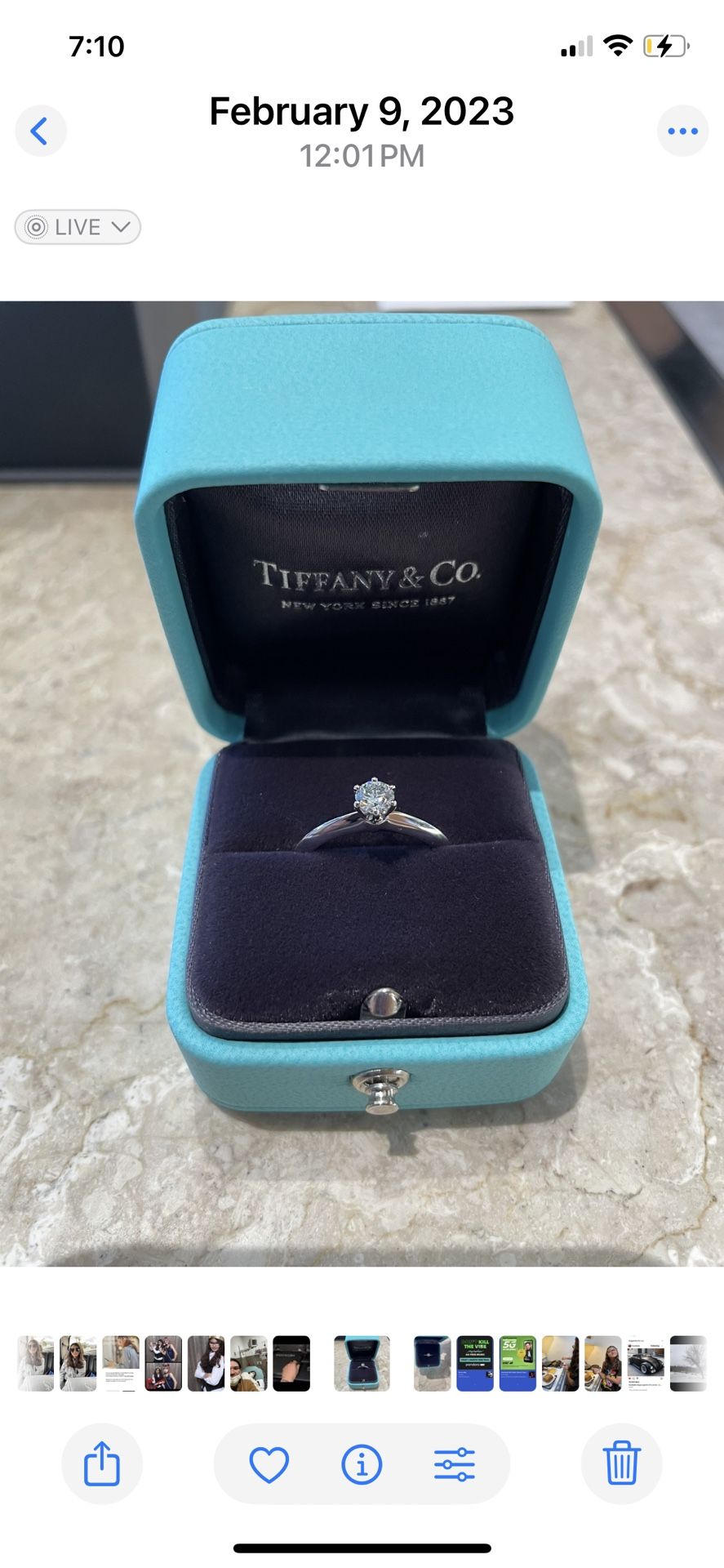 Tiffany diamond ring