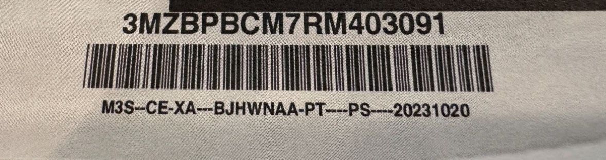 Original Owner 2024 Mazda 3 Carbon Edition