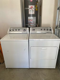 Washer and gas dryer
