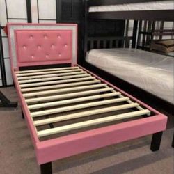 Twin Bed Pink 