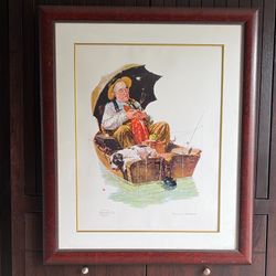 Norman Rockwell ~ Gone Fishin - 2005 Limited Edition