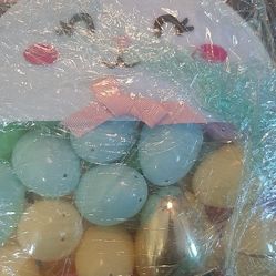 Easter Backpack With Eggs Pink