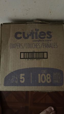 Diapers cuties size 5