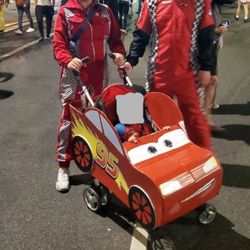 Lightning McQueen Car Stroller Cover - For Halloween