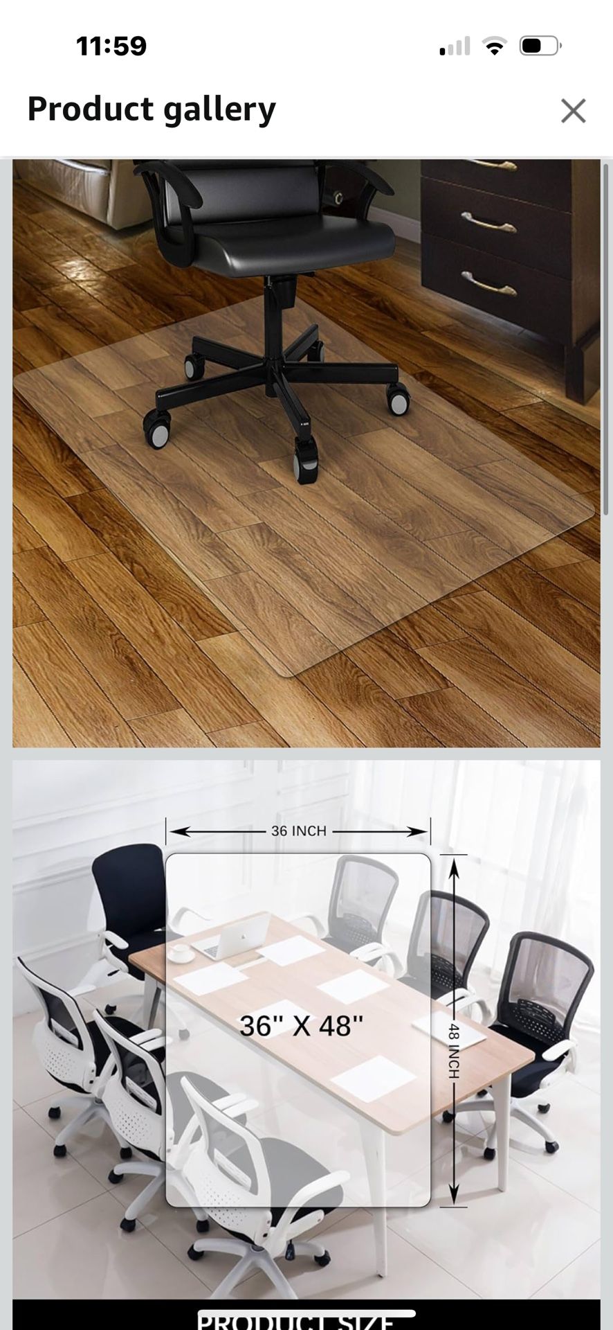 Clear Chair Mat 738A