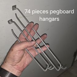 All For $50 - 74 Pieces Pegboard Hangars For Retail Display Or Garage Storage 