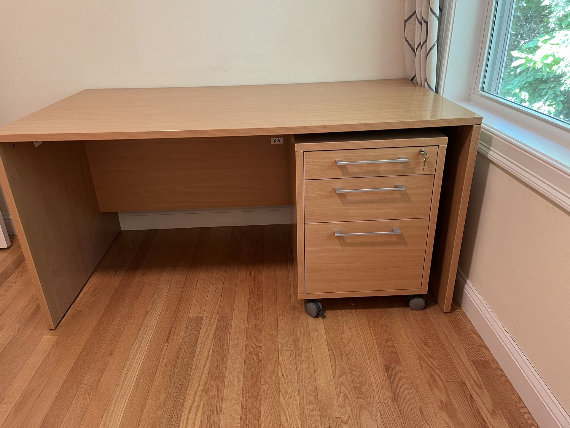 Desk, Bookcase and File (Full Office Set)