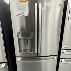 GE PROFILE counter Depth Refrigerator With One Year Manufacture Warranty 