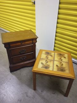 Short Dresser And Coffee Table $40
