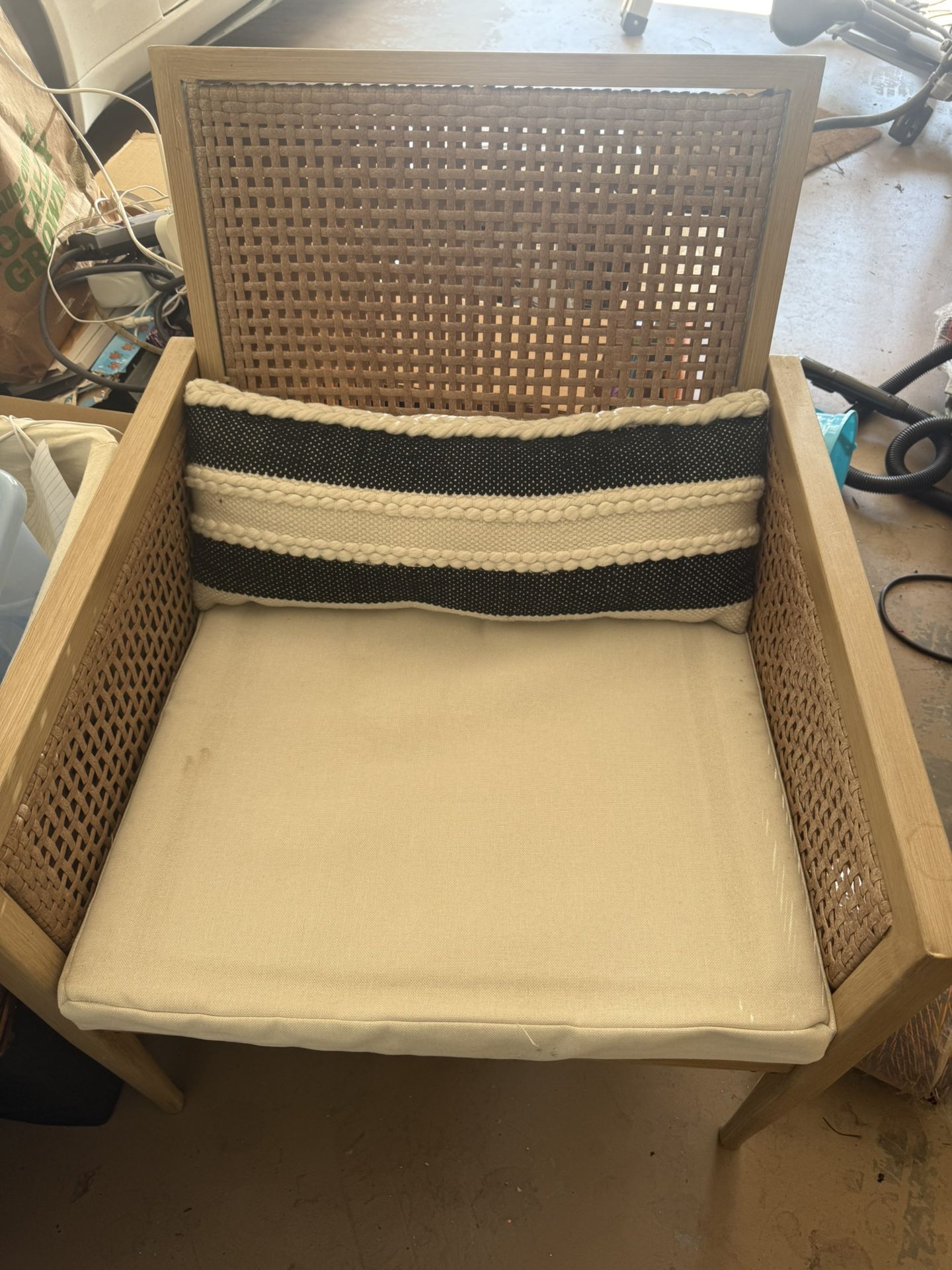 Patio Chairs With Vision & Pillow