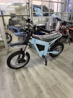 Tuttio Glacier Blue Electric Dirt Bike 