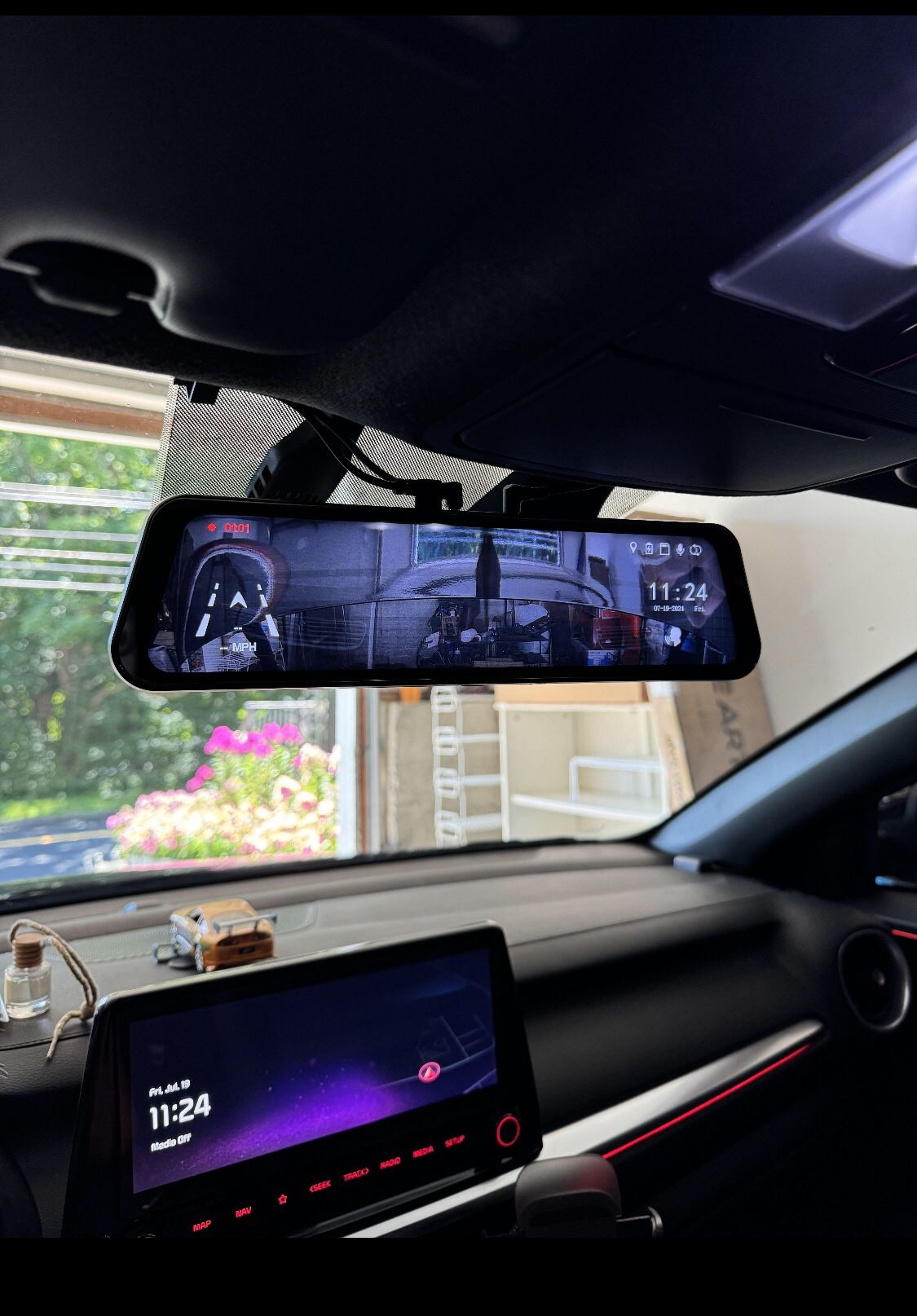 4K Dashcam with Rear camera