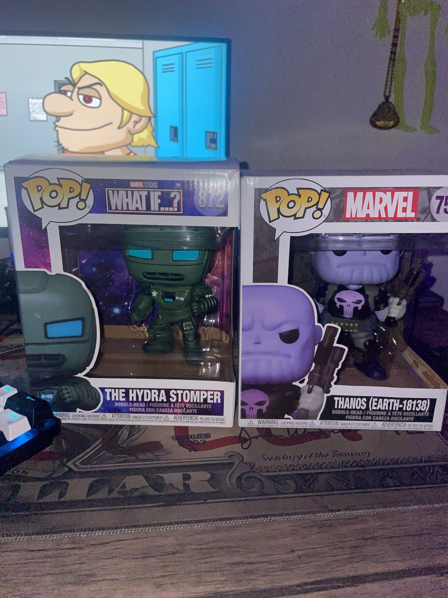 Two Funko pops 27$