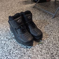 Alpinestars Mens Size 11 Motorcycle Boots - Black