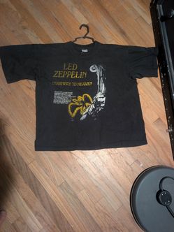 Vintage Distressed 1990's Led Zeppelin Stair Way To Heaven Band Tee