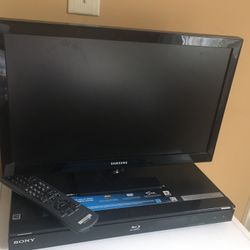 22” Samsung Tv & DVD Player Combo 