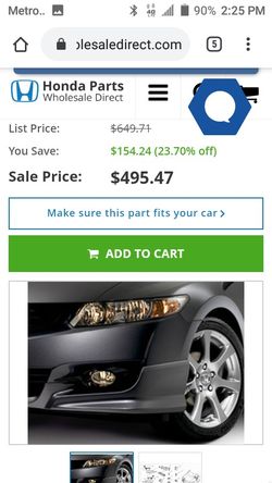 Civic Si fog lights new in box Rare ...